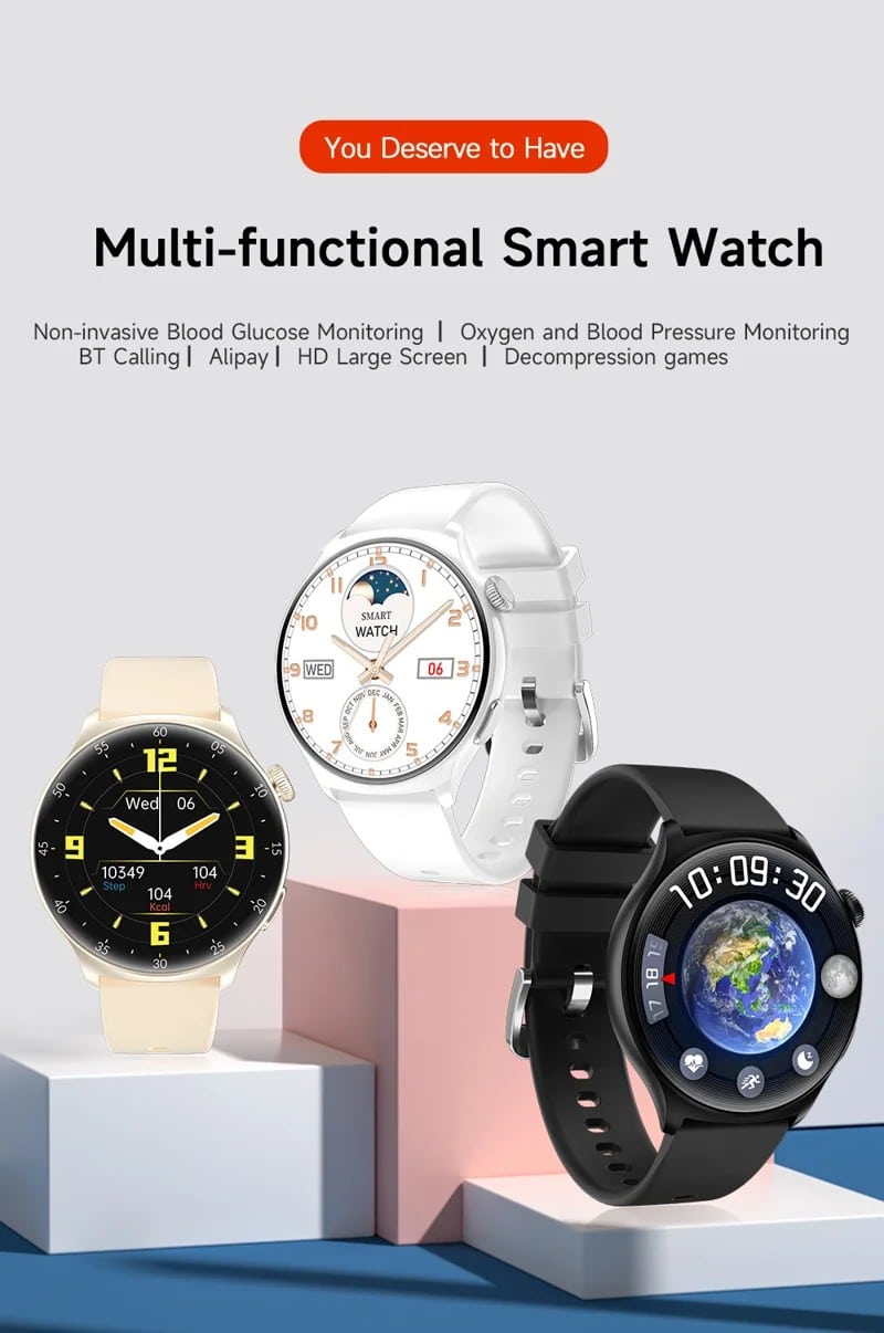 MX16 Round Bluetooth Calling Smart Watch - detail 01