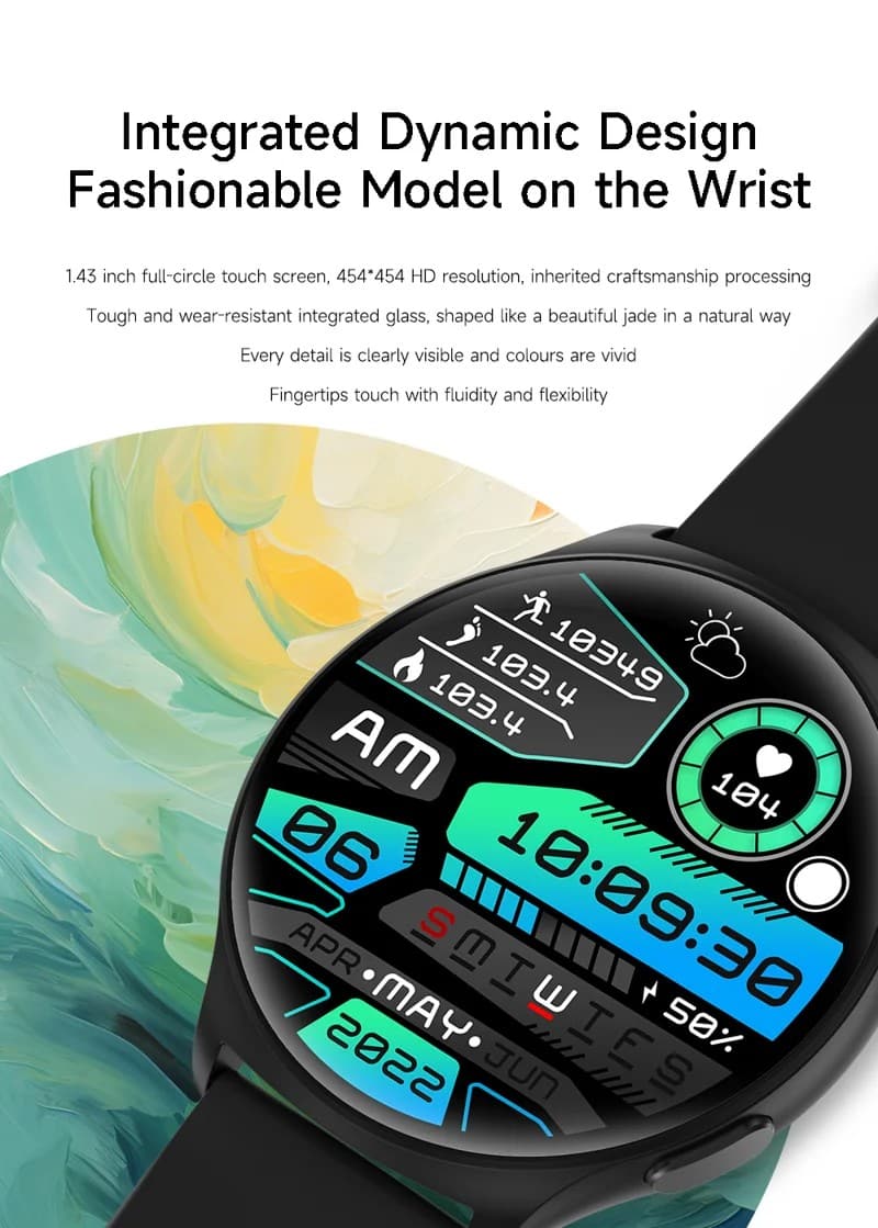 MX16 Round Bluetooth Calling Smart Watch - detail 02