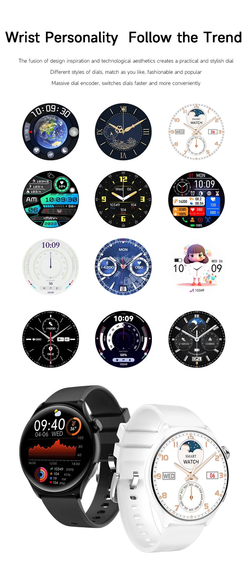 MX16 Round Bluetooth Calling Smart Watch - detail 12