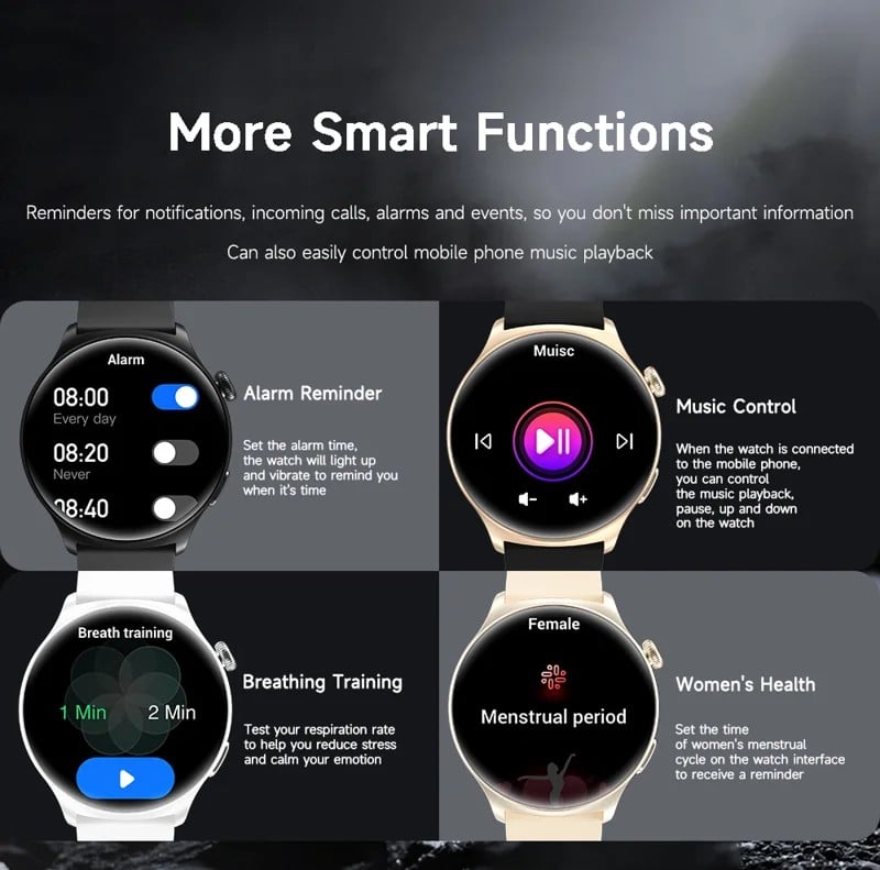MX16 Round Bluetooth Calling Smart Watch - detail 16