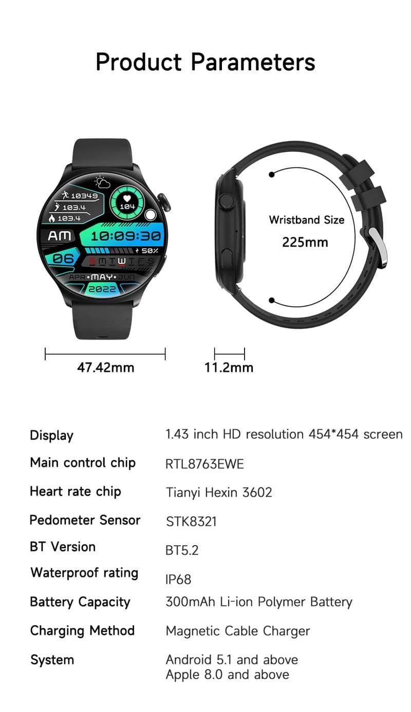 MX16 Round Bluetooth Calling Smart Watch - detail 17