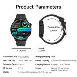 MX16 Round Bluetooth Calling Smart Watch - gallery 22