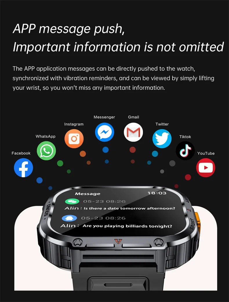 NX23 2.0-Inch Fitness Smart Watch - detail 09