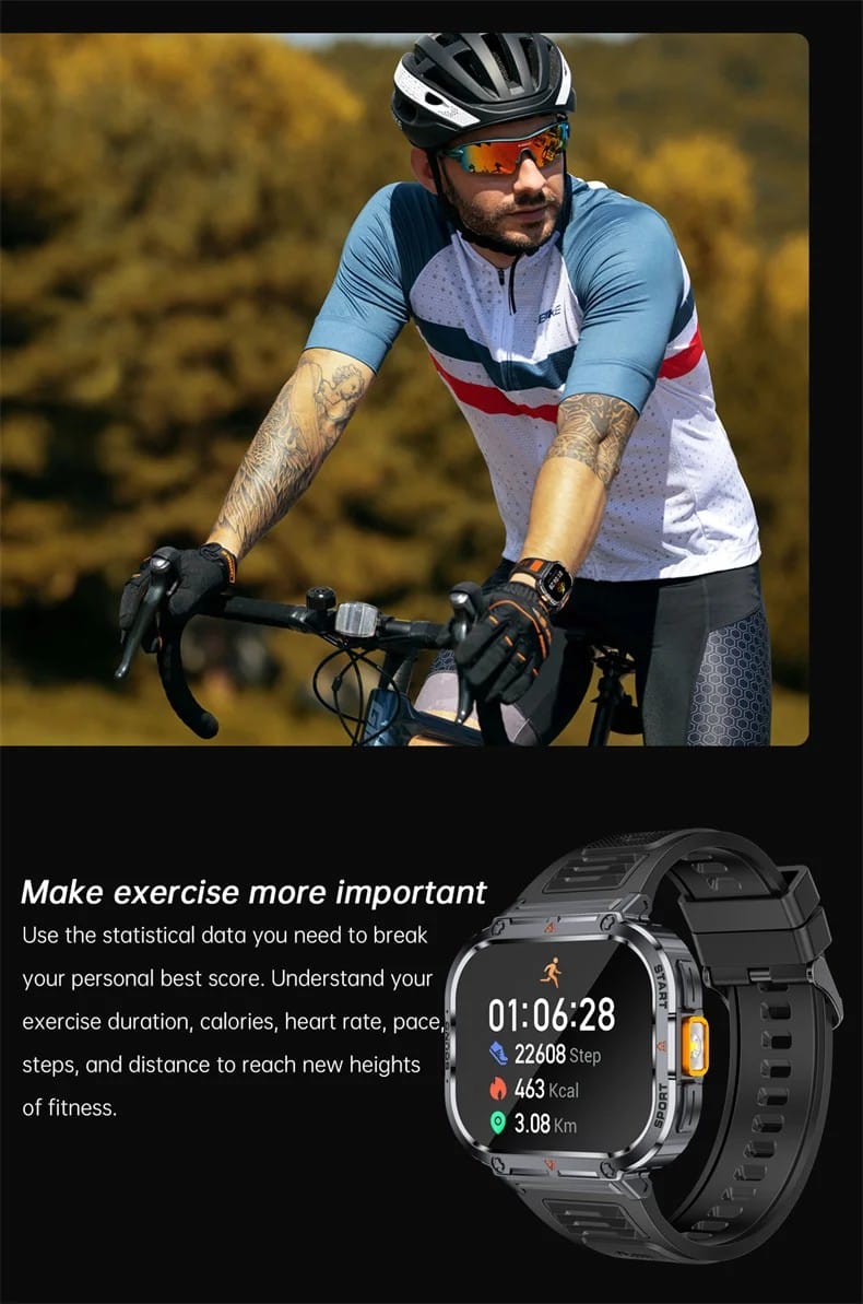 NX23 2.0-Inch Fitness Smart Watch - detail 16