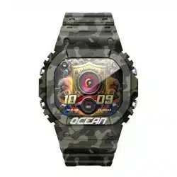 OCEAN 1.75-Inch Rugged Smart Watch with LED Flashlight, Compass, Bluetooth Calling and 3ATM Protection - Image 7