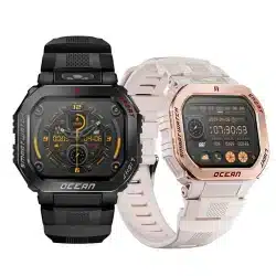 OCEAN GT 1.75-Inch Smart Watch with Flashlight, Compass, 3ATM, AI Voice Assistant and Bluetooth Calling - Image 2