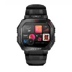 OCEAN GT 1.75-Inch Smart Watch with Flashlight, Compass, 3ATM, AI Voice Assistant and Bluetooth Calling - Image 11