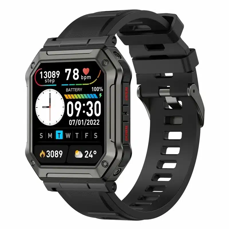 wearablemaster outdoor 1 91 smart watch ip68 waterproof sports bracelet with blood oxygen heart rate monitoring h31 wearablemaster h31 wearablemaster gallery 01 H31 smart watch product image