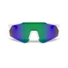 White Frame/Green Purple Gradient Lens