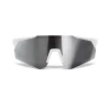 White Frame/Silver Lens