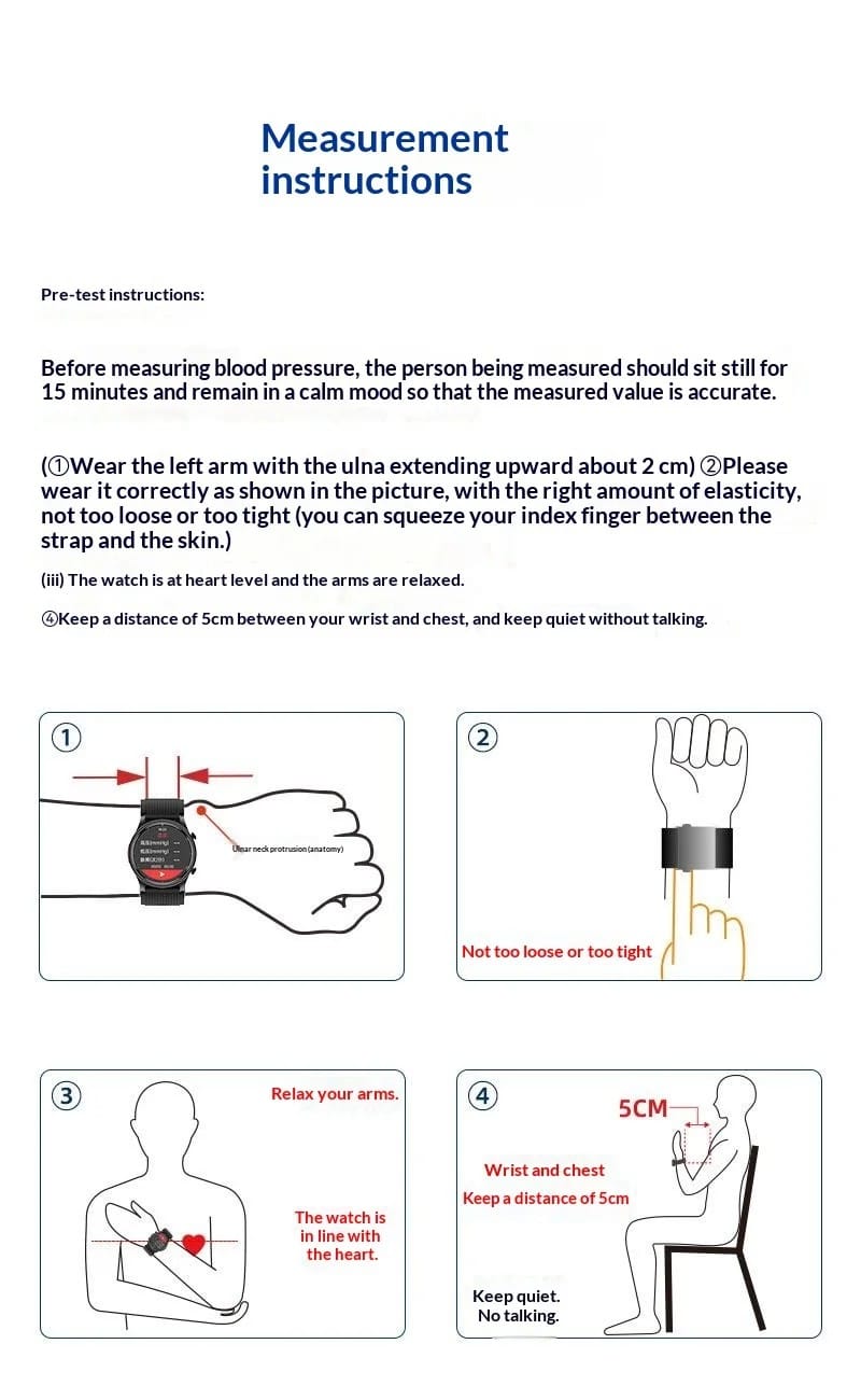 P700 Air-Cuff Wellness Smart Watch - detail 09