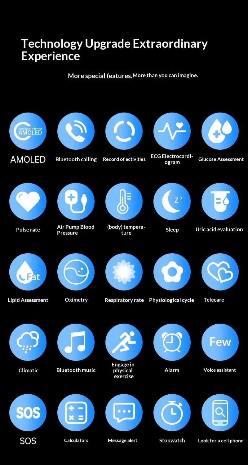 P700 Air-Cuff Wellness Smart Watch - detail 10