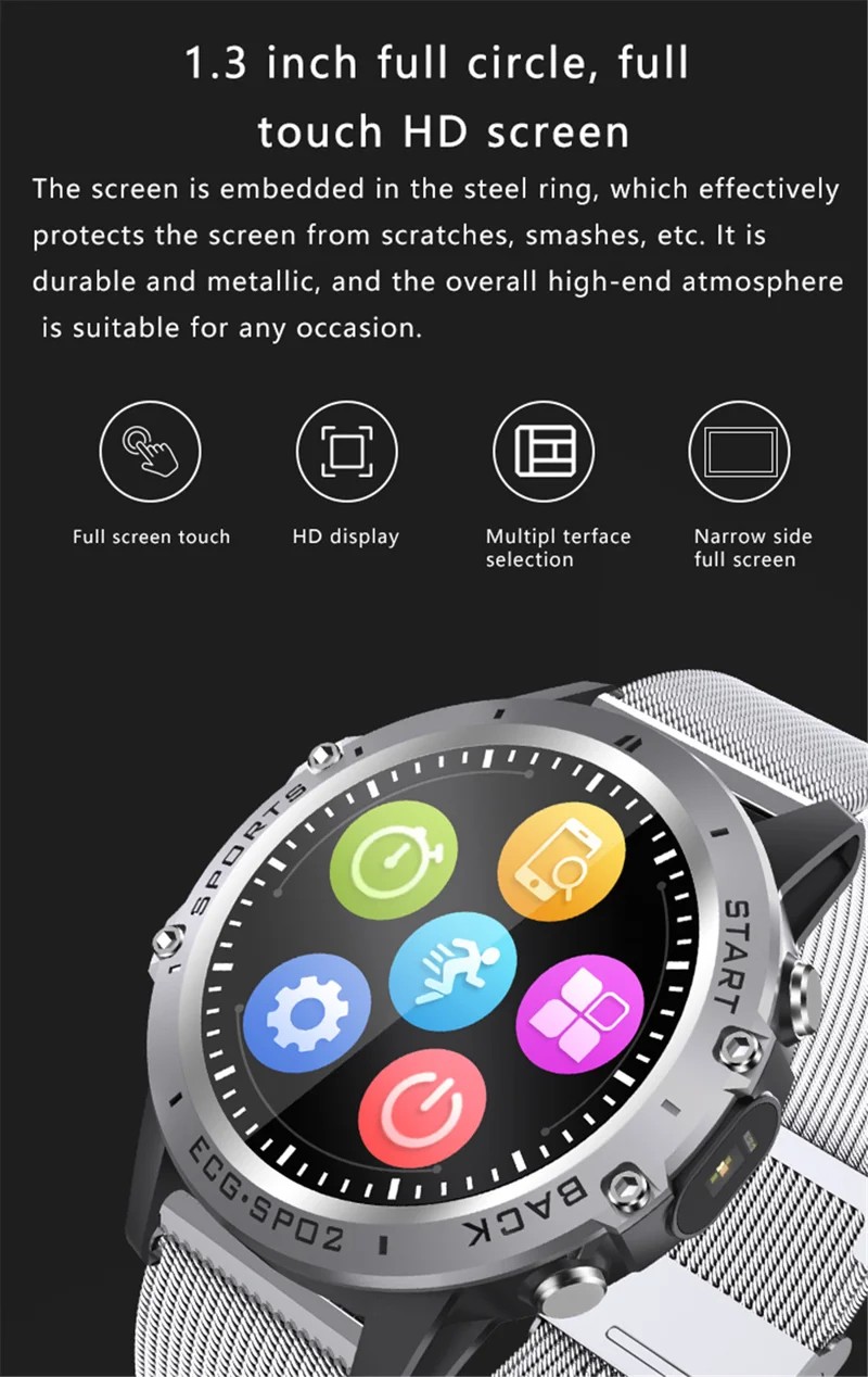P8 Full-Touch Smart Watch - detail 07