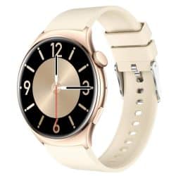 QX10 AMOLED Bluetooth Calling Smart Watch - variant beige gold