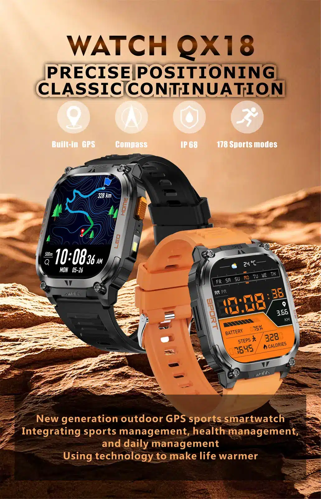 QX18 smart watch source detail 1