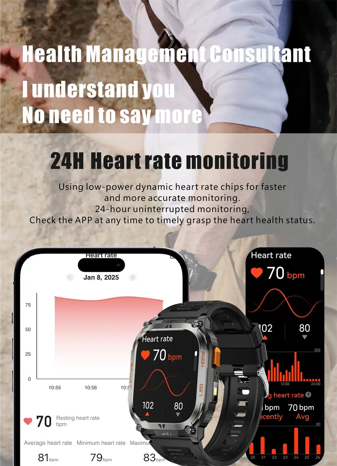 QX18 smart watch source detail 10
