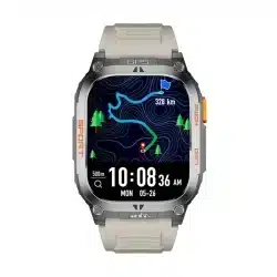 QX18 2.01-Inch HD GPS Smart Watch with Compass, LED Flashlight and 630mAh Battery - Image 7