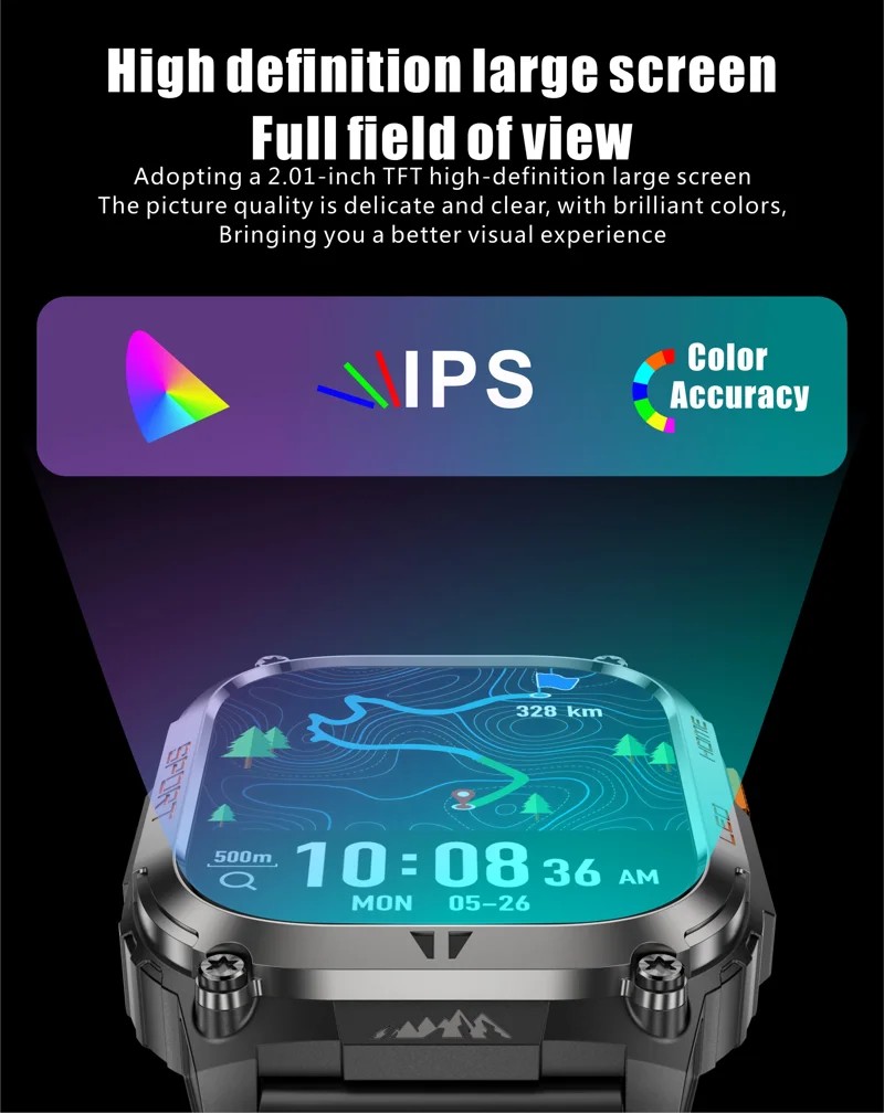 QX18 GPS Outdoor Bluetooth Calling Smart Watch - detail 02