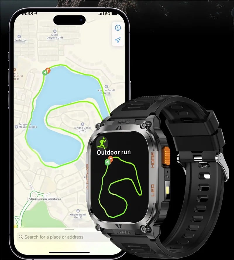 QX18 GPS Outdoor Bluetooth Calling Smart Watch - detail 04
