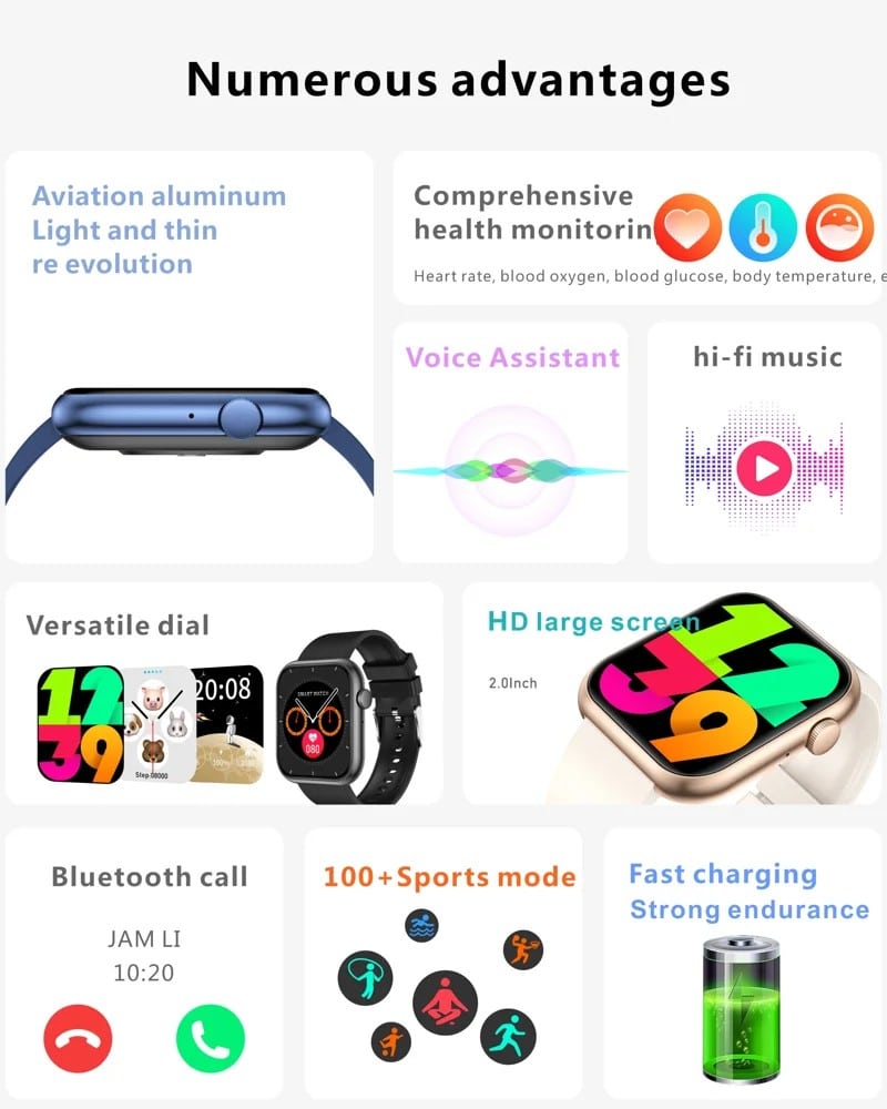 QX7PRO Bluetooth Calling Smart Watch - detail 02