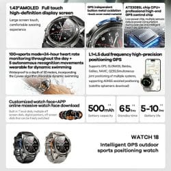 REMAX WATCH 18 AMOLED GPS Smart Watch - gallery 02