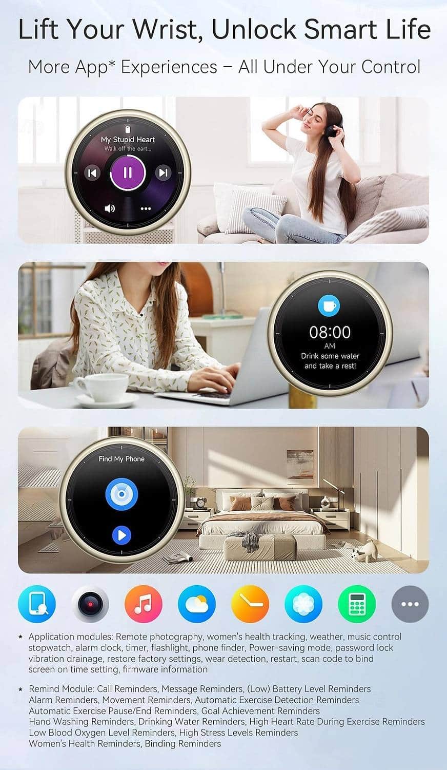 DR09 Round Bluetooth Calling Smart Watch - detail 12