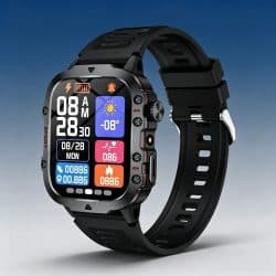 H19 Rugged Bluetooth Calling Smart Watch - variant sport black