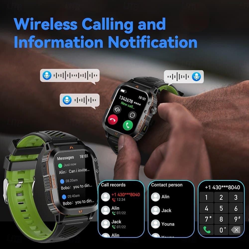 Z9 Rugged Bluetooth Calling Smart Watch - detail 03