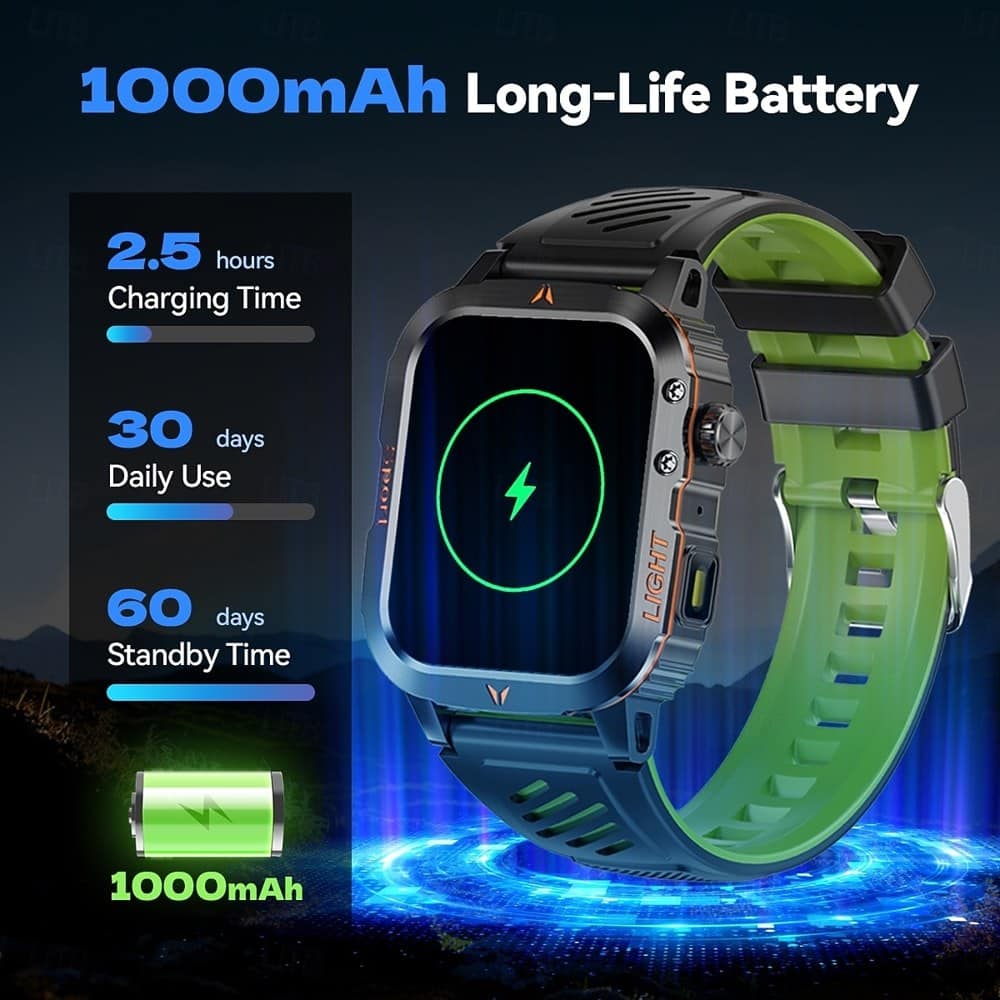 Z9 Rugged Bluetooth Calling Smart Watch - detail 08