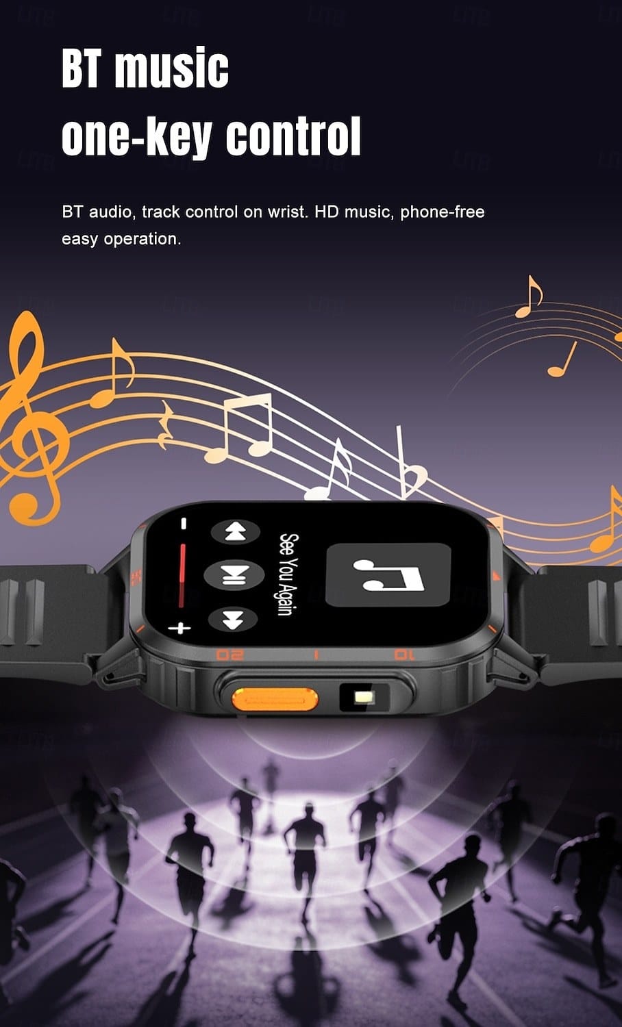 Y55B Rugged Bluetooth Calling Smart Watch - detail 05