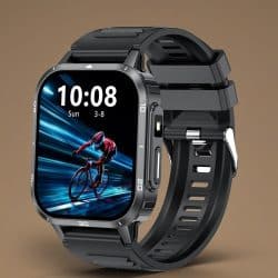 Y55B Rugged Bluetooth Calling Smart Watch - variant black black