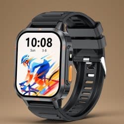 Y55B Rugged Bluetooth Calling Smart Watch - variant black gold