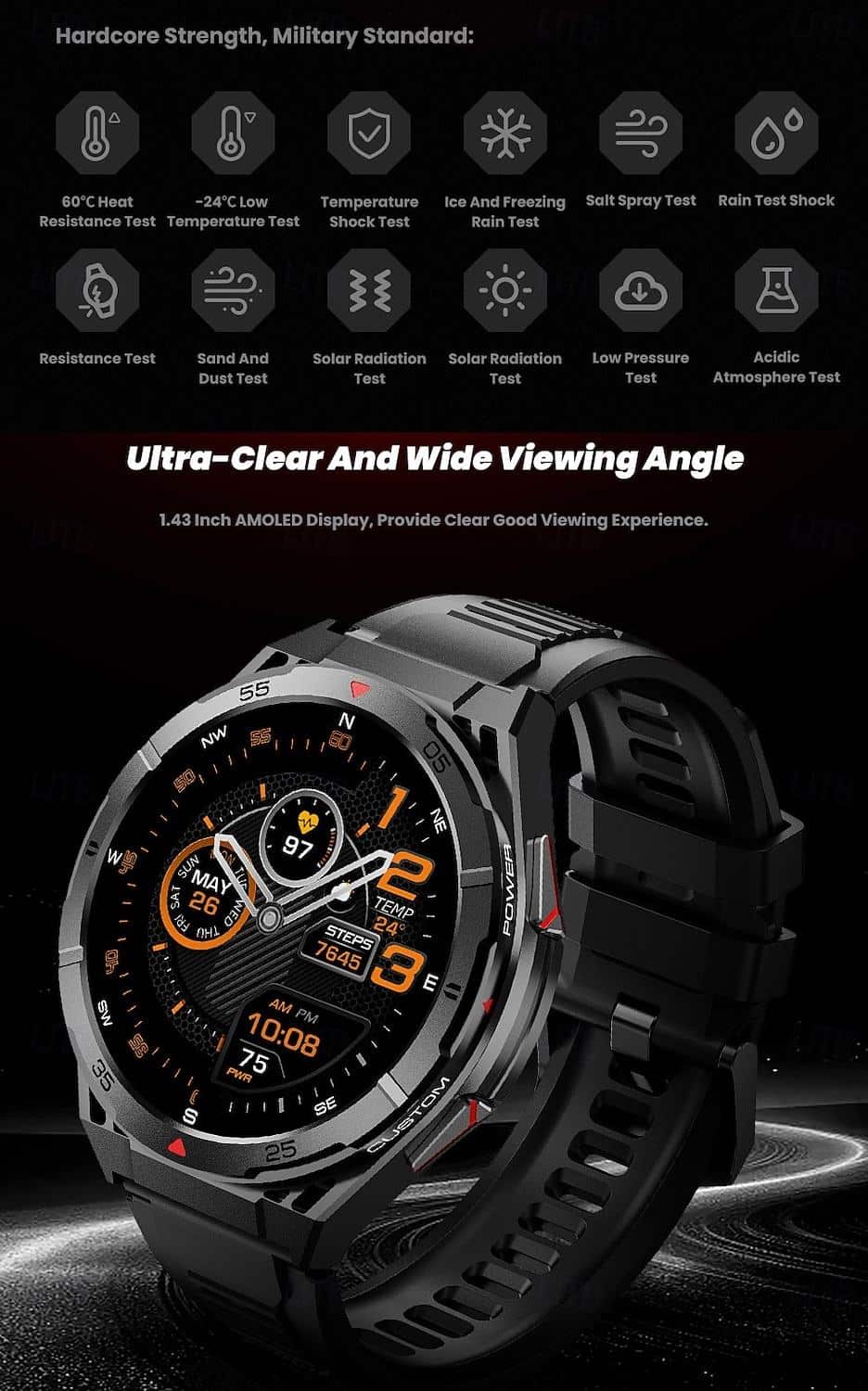 Rugged GPS Smart Watch - detail 03