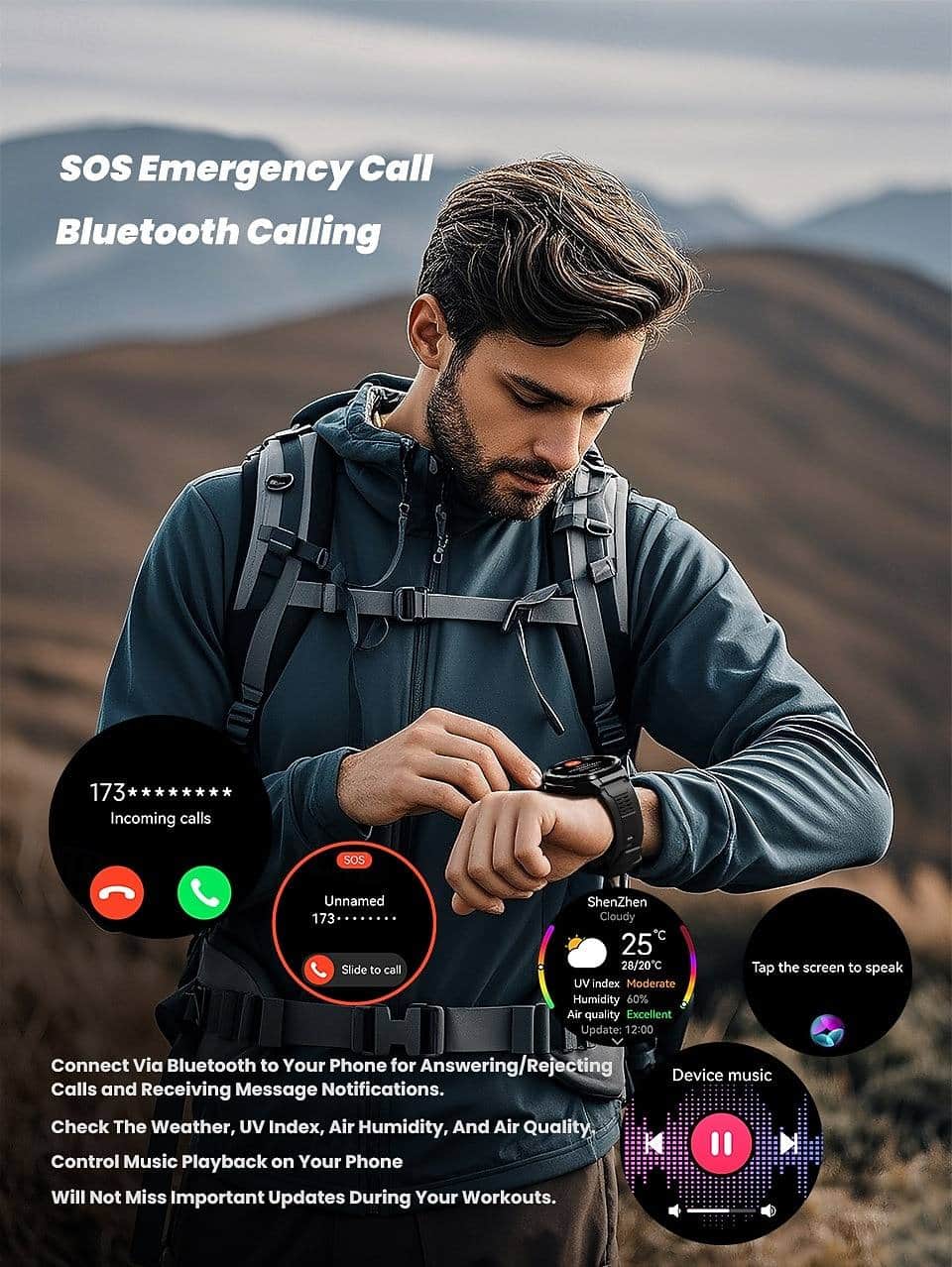 Rugged GPS Smart Watch - detail 08
