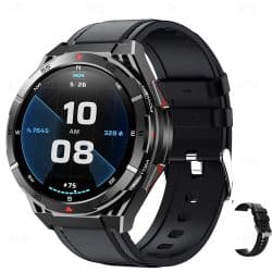 Rugged GPS Smart Watch - variant black leather