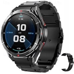 Rugged GPS Smart Watch - variant black steel