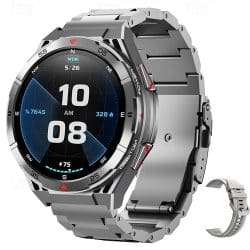 Rugged GPS Smart Watch - variant silver steel