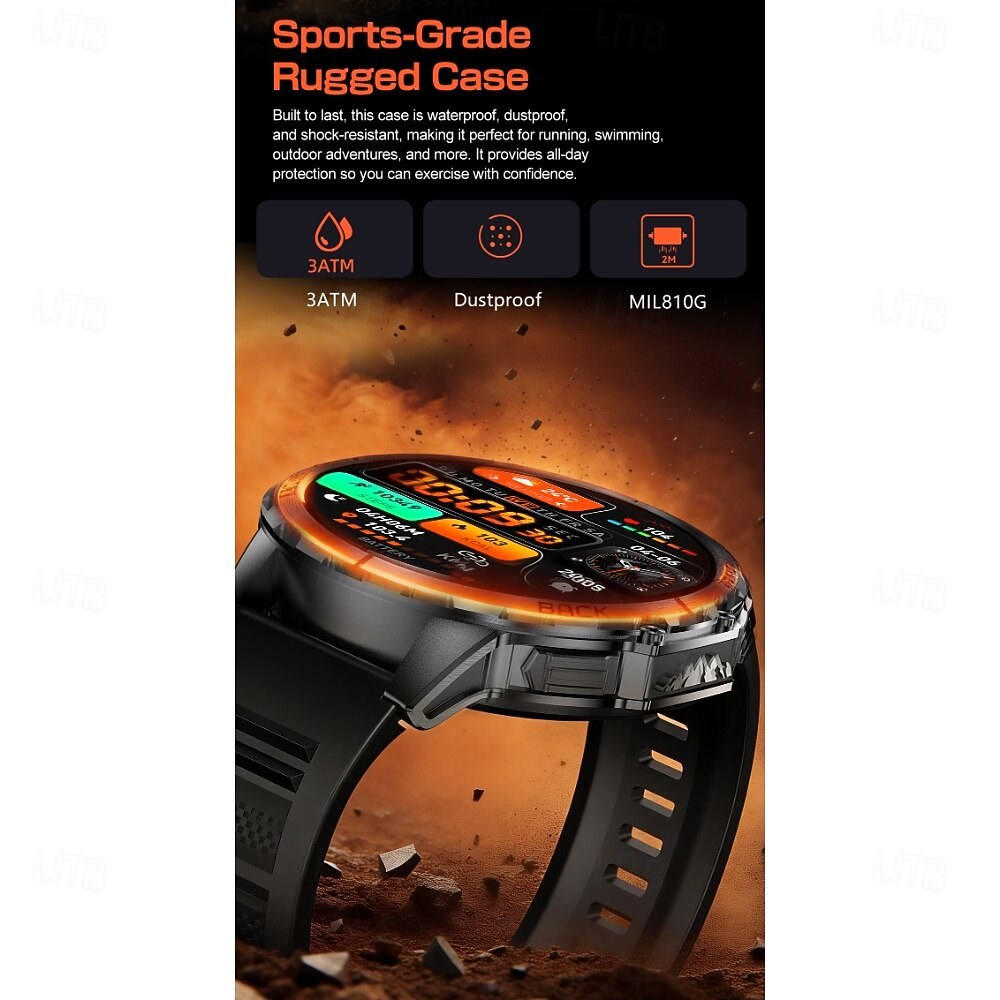 K77 Rugged Outdoor Smart Watch - detail 08