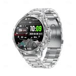 K77 Rugged Outdoor Smart Watch - variant silver steel