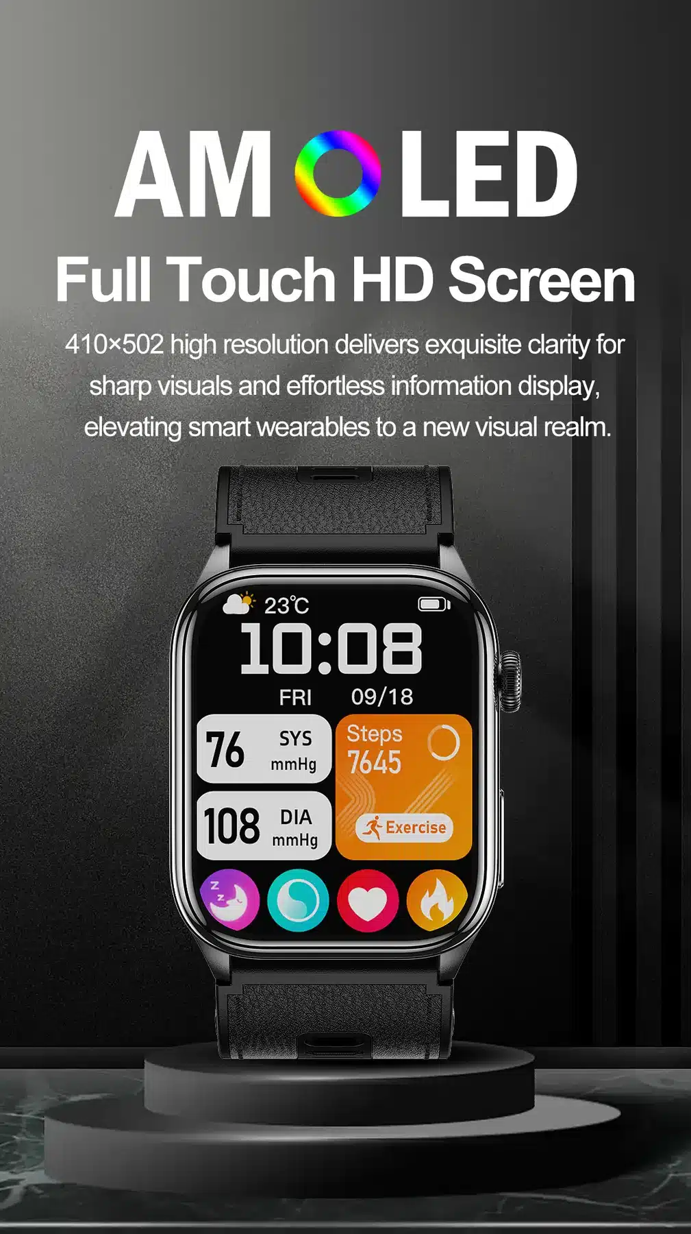 S101 AMOLED smart watch source detail 3