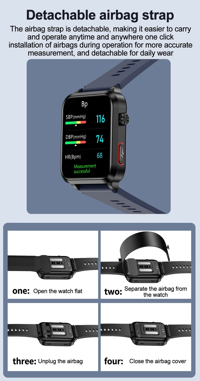 S11 Air-Cushion Blood Pressure Wellness Smart Watch - detail 06