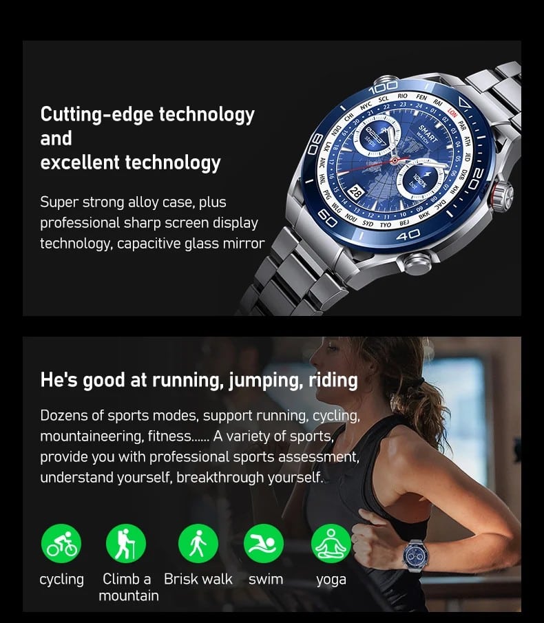 S59 Round Calling Smart Watch - detail 01