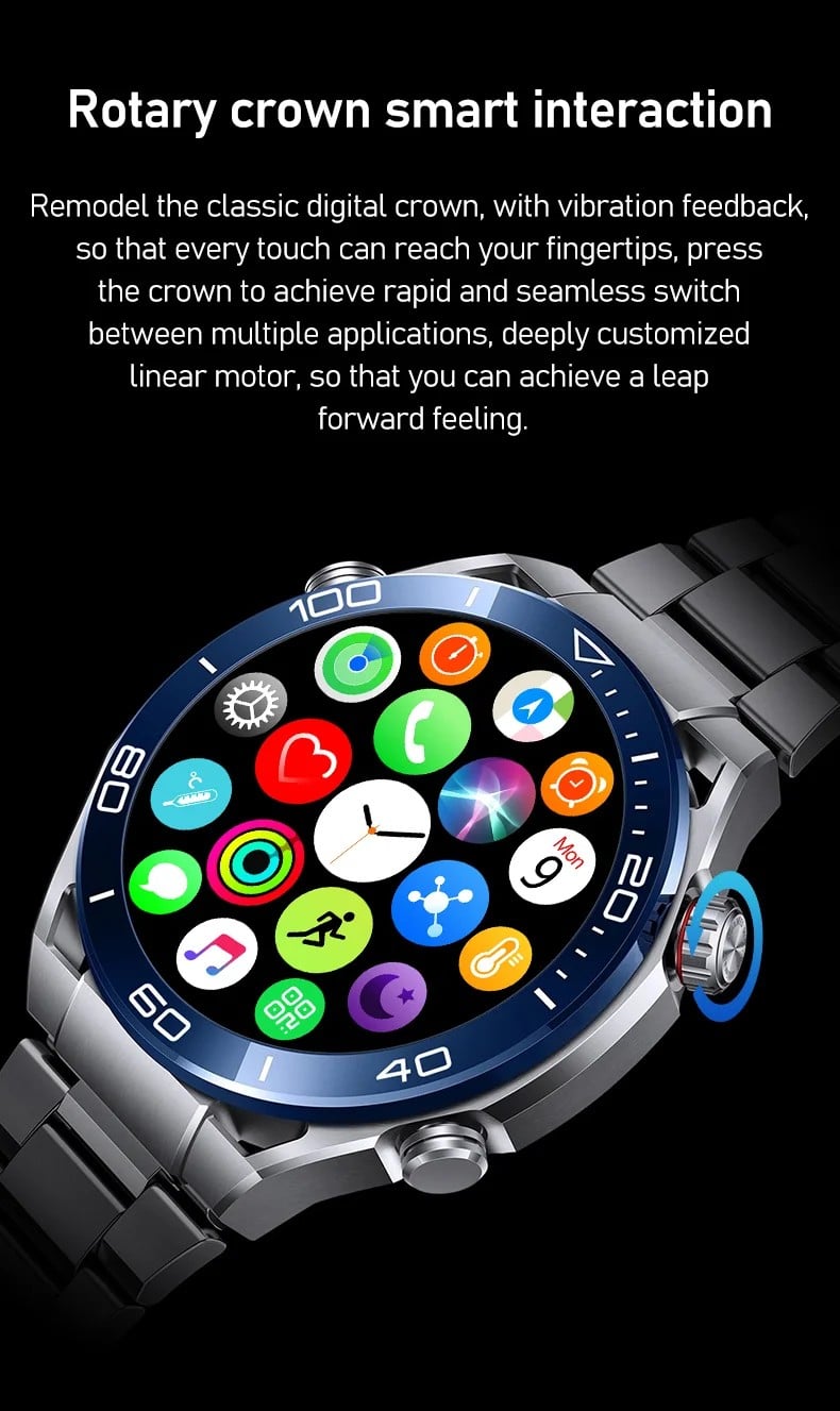 S59 Round Calling Smart Watch - detail 09