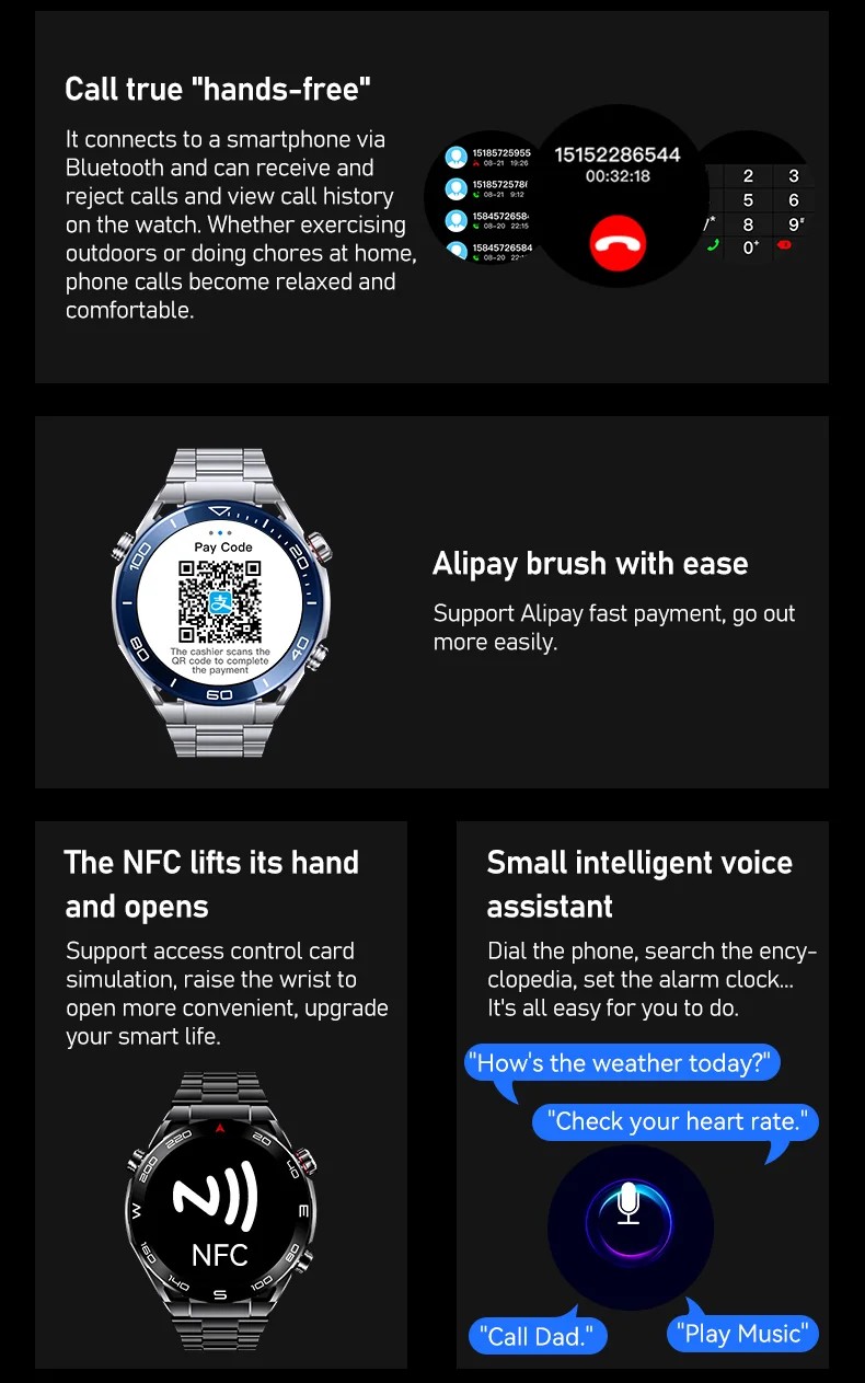 S59 Round Calling Smart Watch - detail 21