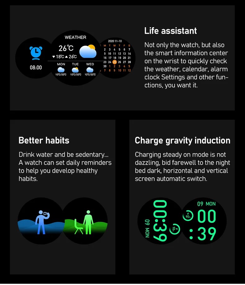 S59 Round Calling Smart Watch - detail 22