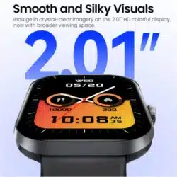 S6 2.01-Inch HD Smart Watch with Bluetooth Calling, Voice Assistant, SOS, IP68 and 20-Day Battery Life - Image 4
