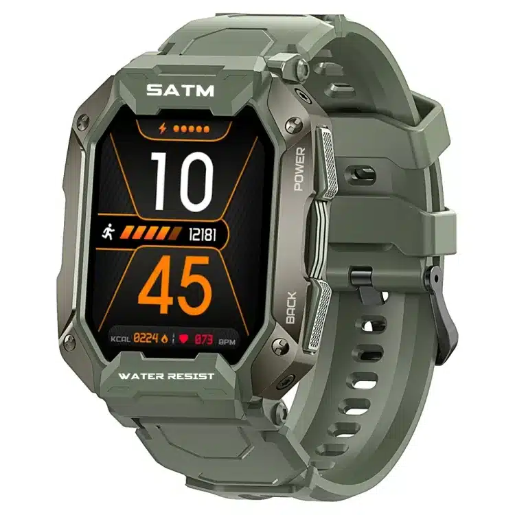 wearablemaster satm m1 green smart watch SATM M1 smart watch feature detail