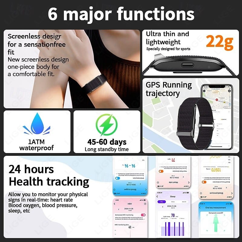 H59 Screenless Smart Health Wristband - detail 15