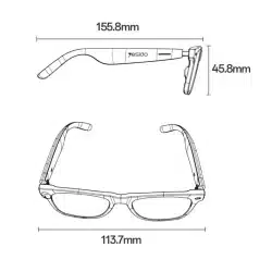 IO38 smart glasses product image