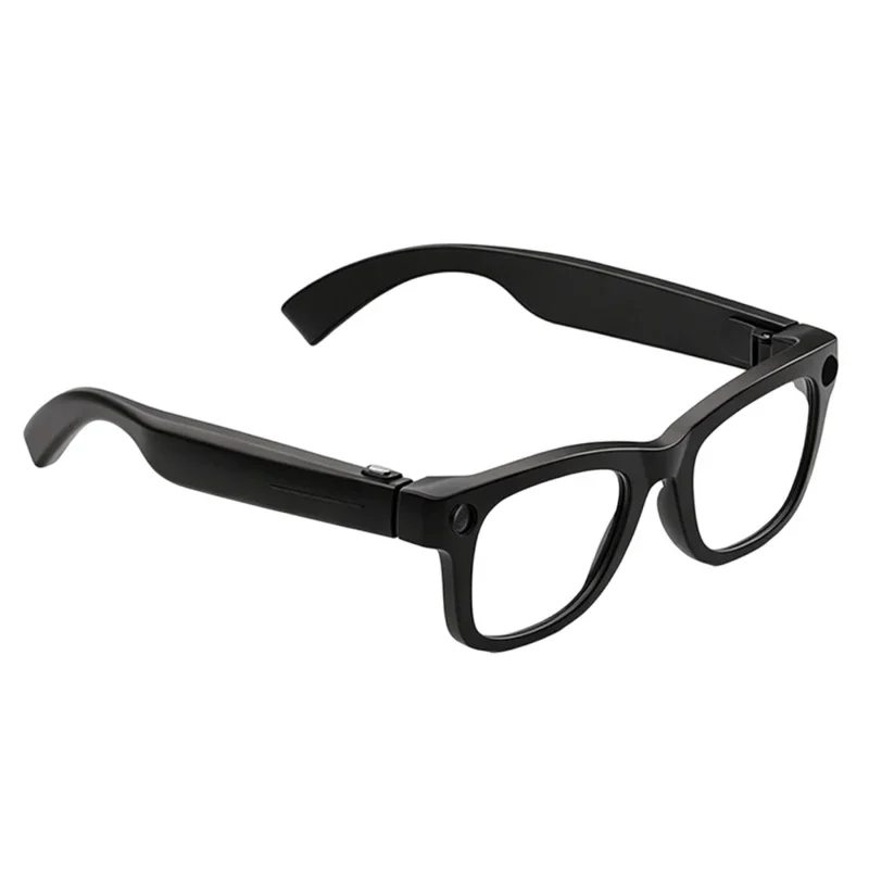 wearablemaster smart glasses 8mp camera ai voice assistant translation music photo anti shake dual mic eyeglasses b gallery 01 T100 smart glasses product image